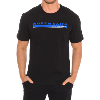 tekstylia Męskie T-shirty z krótkim rękawem North Sails 9024040-999 Czarny