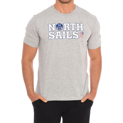 tekstylia Męskie T-shirty z krótkim rękawem North Sails 9024110-926 Szary