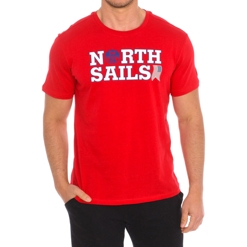 tekstylia Męskie T-shirty z krótkim rękawem North Sails 9024110-230 Czerwony