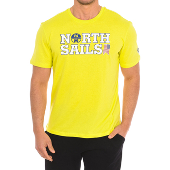 tekstylia Męskie T-shirty z krótkim rękawem North Sails 9024110-470 Żółty