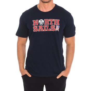 tekstylia Męskie T-shirty z krótkim rękawem North Sails 9024110-800 Marine
