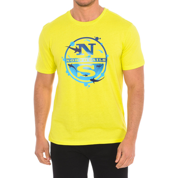 tekstylia Męskie T-shirty z krótkim rękawem North Sails 9024120-470 Żółty