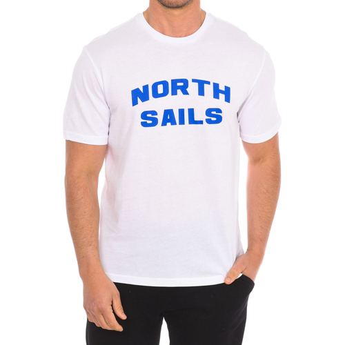 tekstylia Męskie T-shirty z krótkim rękawem North Sails 9024180-101 Biały