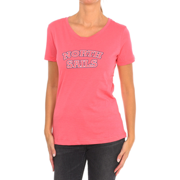 tekstylia Damskie T-shirty z krótkim rękawem North Sails 9024320-158 Różowy