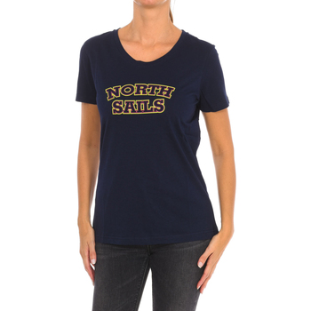 tekstylia Damskie T-shirty z krótkim rękawem North Sails 9024320-800 Marine