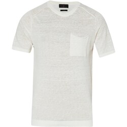 tekstylia Męskie T-shirty z krótkim rękawem Liu Jo M124P202LONGLINO Biały