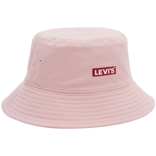 Dodatki Męskie Czapki z daszkiem Levi's BUCKET HAT  BABY TAB LOG Różowy