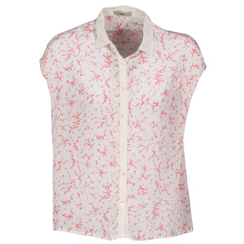 tekstylia Damskie Koszule z krótkim rękawem Lola CANYON Biały / Czerwony