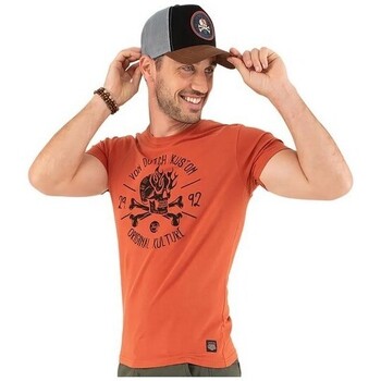 tekstylia Męskie T-shirty z krótkim rękawem Von Dutch  Pomarańczowy
