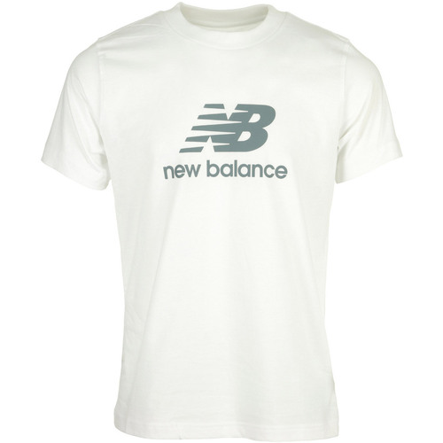 tekstylia Męskie T-shirty z krótkim rękawem New Balance Se Log Ss Biały