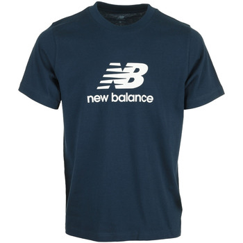 tekstylia Męskie T-shirty z krótkim rękawem New Balance Se Log Ss Niebieski