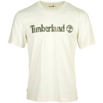 Timberland Camo Linear Logo Short Biały