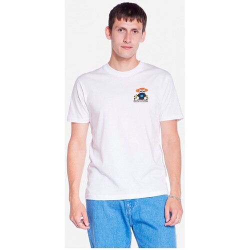 tekstylia Męskie T-shirty z krótkim rękawem Ollow  Biały