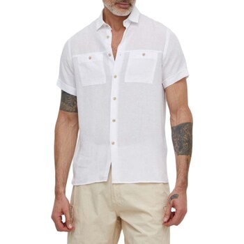 tekstylia Męskie Koszule z długim rękawem Liu Jo M124P201POCKETLINEN Biały