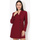 tekstylia Damskie Sukienki La Modeuse 70631_P165060 Czerwony