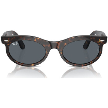 Zegarki & Biżuteria  okulary przeciwsłoneczne Ray-ban Occhiali da Sole  Wayfarer Oval RB2242 902/R5 Brązowy