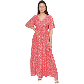 tekstylia Damskie Sukienki La Modeuse 71652_P168434 Czerwony