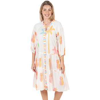 tekstylia Damskie Sukienki krótkie Isla Bonita By Sigris Sukienka Biały