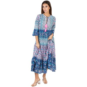 tekstylia Damskie Sukienki długie Isla Bonita By Sigris Sukienka Niebieski
