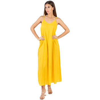 tekstylia Damskie Sukienki Isla Bonita By Sigris Sukienka Żółty