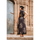 tekstylia Damskie Sukienki długie Isla Bonita By Sigris Długa Sukienka Midi Czarny