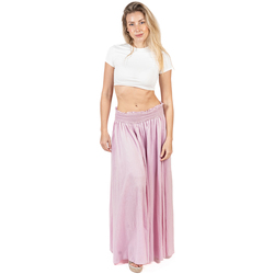 tekstylia Damskie Spódnice Isla Bonita By Sigris Spódnica Różowy
