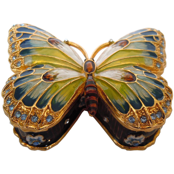 Dom Kosze / pudełka Signes Grimalt Pudełko Na Biżuterię W Kształcie Motyla Brązowy