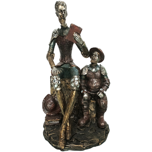 Dom Statuetki i figurki  Signes Grimalt Don Kichot I Sancho Pansa Szary