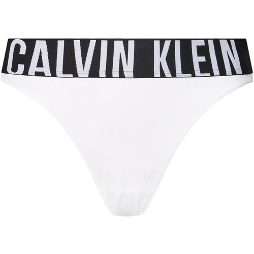 Bielizna Damskie Slipy Calvin Klein Jeans 000QF7639E Biały