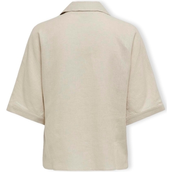 Only Noos Tokyo Life Shirt S/S - Moonbean Beżowy