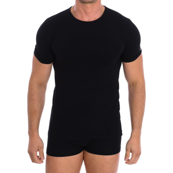 tekstylia Męskie T-shirty z krótkim rękawem Fila FU5231-200 Czarny