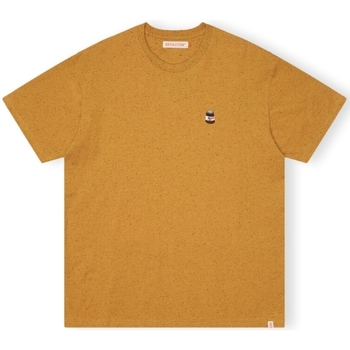 tekstylia Męskie T-shirty i Koszulki polo Revolution T-Shirt Loose 1367 NUT - Yellow Żółty