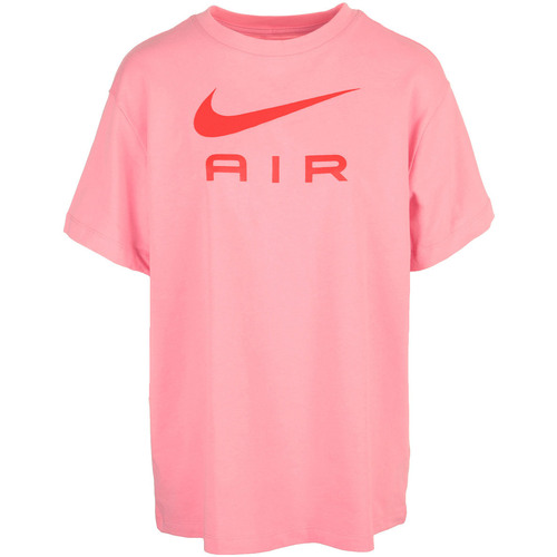 tekstylia Damskie T-shirty z krótkim rękawem Nike W Nsw Tee Air Bf Różowy