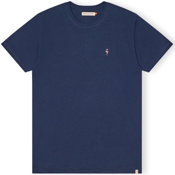 tekstylia Męskie T-shirty i Koszulki polo Revolution T-Shirt Regular 1364 FLA - Navy Mel Niebieski