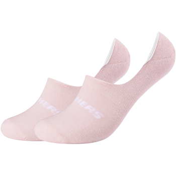 Dodatki Damskie Stopki Skechers 2PPK Mesh Ventilation Footies Socks Różowy