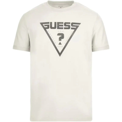 tekstylia Męskie T-shirty z krótkim rękawem Guess Z4GI09 J1314 Biały