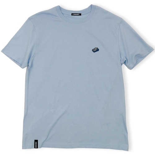 tekstylia Męskie T-shirty i Koszulki polo Organic Monkey Survival Kit T-Shirt - Blue Macarron Niebieski