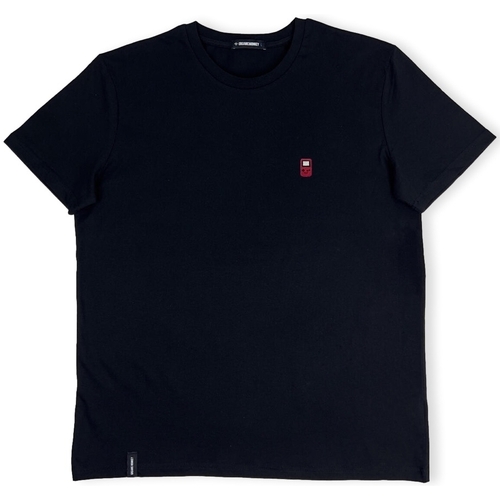 tekstylia Męskie T-shirty i Koszulki polo Organic Monkey VR T-Shirt - Black Czarny