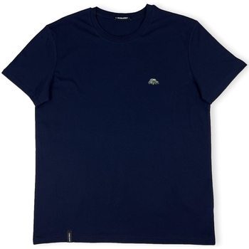 tekstylia Męskie T-shirty i Koszulki polo Organic Monkey Summer Wheels T-Shirt - Navy Niebieski