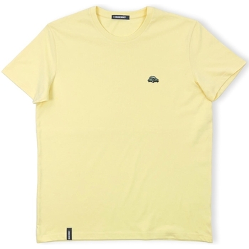 tekstylia Męskie T-shirty i Koszulki polo Organic Monkey Summer Wheels T-Shirt - Yellow Mango Żółty