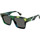 Zegarki & Biżuteria  okulary przeciwsłoneczne Gucci Occhiali da Sole  Reace GG1623S 001 Zielony