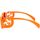 Zegarki & Biżuteria  okulary przeciwsłoneczne Gucci Occhiali da Sole  GG1325S 008 Pomarańczowy