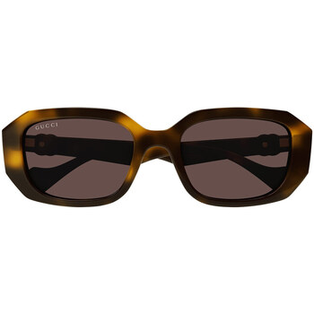 Zegarki & Biżuteria  Damskie okulary przeciwsłoneczne Gucci Occhiali da Sole  GG1535S 002 Brązowy