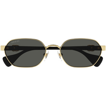 Zegarki & Biżuteria  okulary przeciwsłoneczne Gucci Occhiali da Sole  GG1593S 001 Złoty