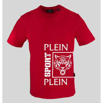 tekstylia Męskie T-shirty z krótkim rękawem Philipp Plein Sport - tips406 Czerwony
