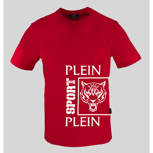 tekstylia Męskie T-shirty z krótkim rękawem Philipp Plein Sport - tips406 Czerwony