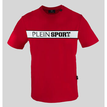 tekstylia Męskie T-shirty z krótkim rękawem Philipp Plein Sport - tips405 Czerwony