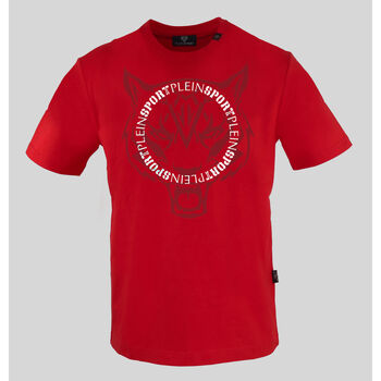tekstylia Męskie T-shirty z krótkim rękawem Philipp Plein Sport - tips402 Czerwony
