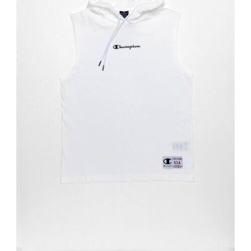 tekstylia Męskie T-shirty z długim rękawem Champion - 218772 Biały