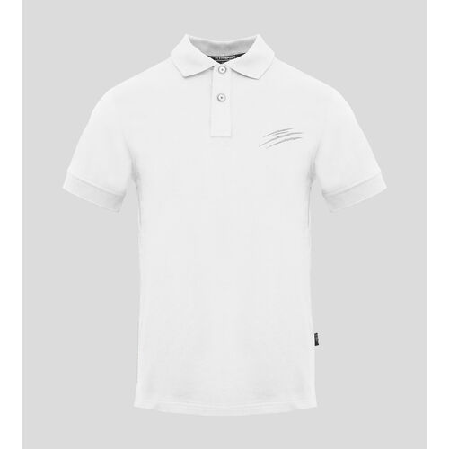 tekstylia Męskie Koszulki polo z krótkim rękawem Philipp Plein Sport - pips504 Biały